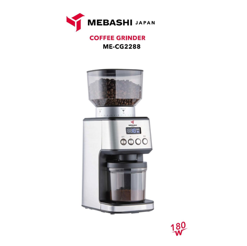 تصویر آسیاب قهوه مباشی مدل ME-CG 2288 _ 2289 ا MEBASHI Coffee Grinder CG2289 MEBASHI Coffee Grinder CG2289